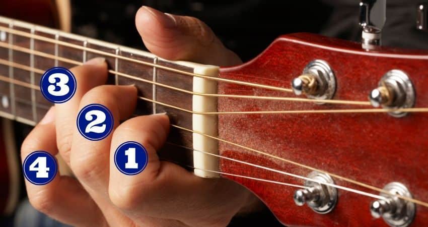 Numeracao dos dedos Os 12 melhores violões para iniciantes e dicas para você!
