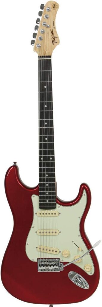 Guitarra elétrica TAGIMA – TG 500 CA DF MG, Candy Apple Dark Fingerboard Mint Green